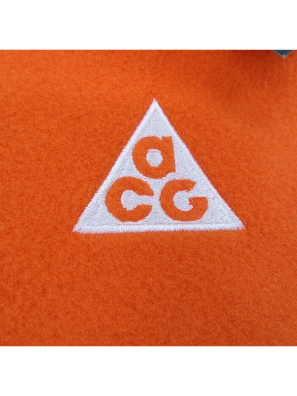 Nike ACG Wolf Tree Thermal Vest Polartec Orange Mens Size Medium NEW - Picture 4 of 15